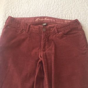 Eddie Bauer maroon cords
